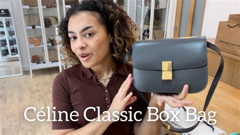 celine box bag how to put strap on|celine purse bag.